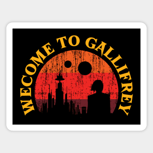 Welcome to Gallifrey Magnet